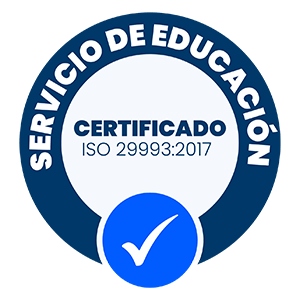 Logo oficial de certificación ISO 29993:2017